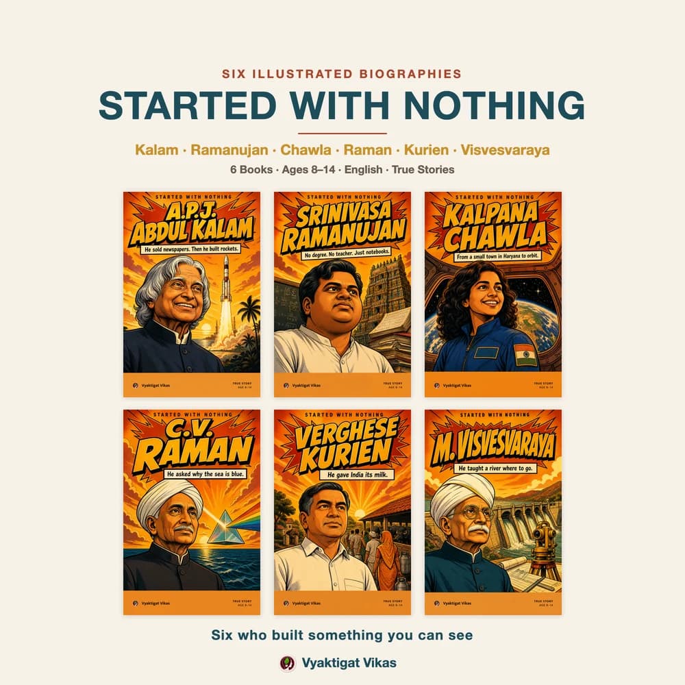 Started With Nothing — 6 Illustrated Biographies for Ages 8–14 | English