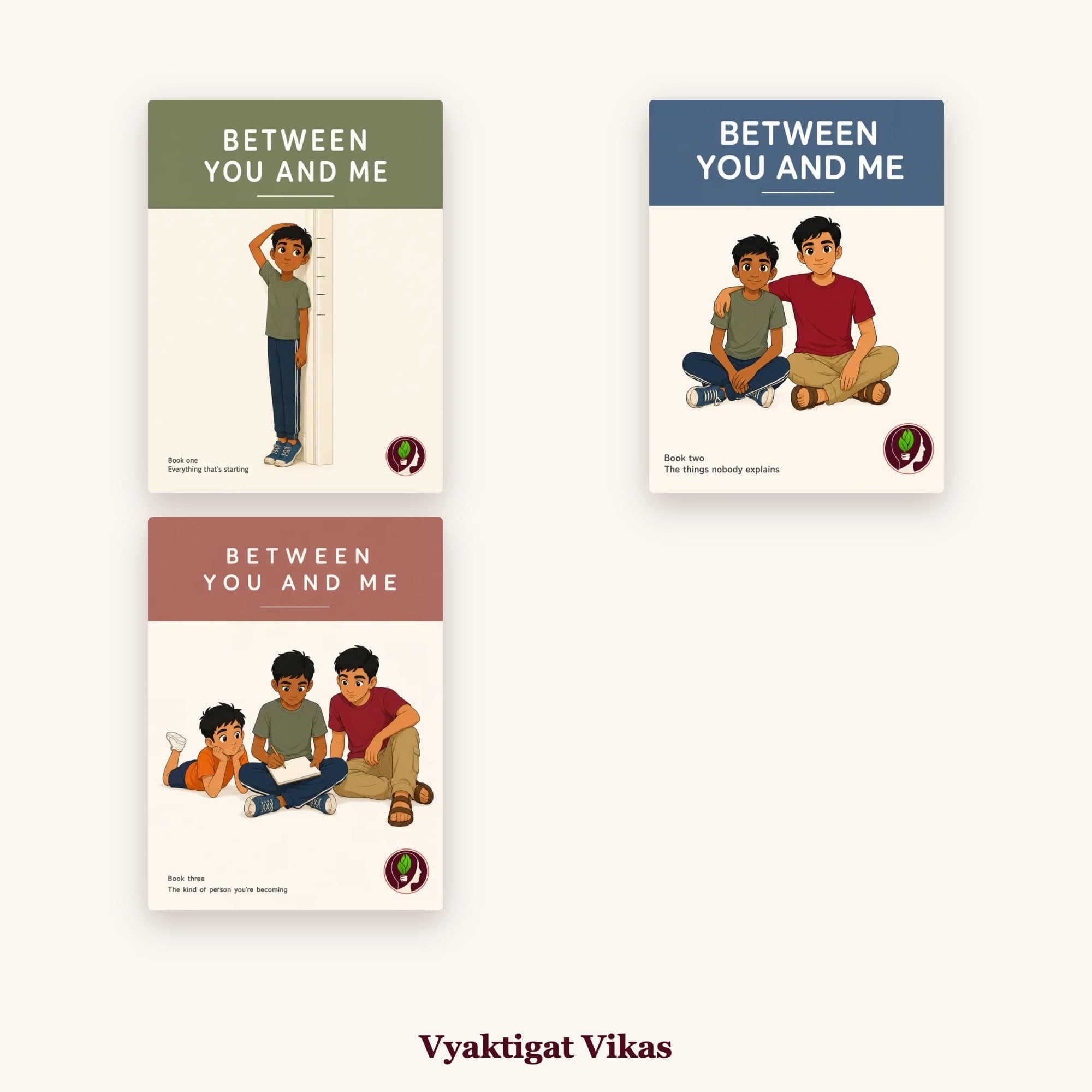 Between You and Me (Boys Edition) — 3 Books for Boys 10–14