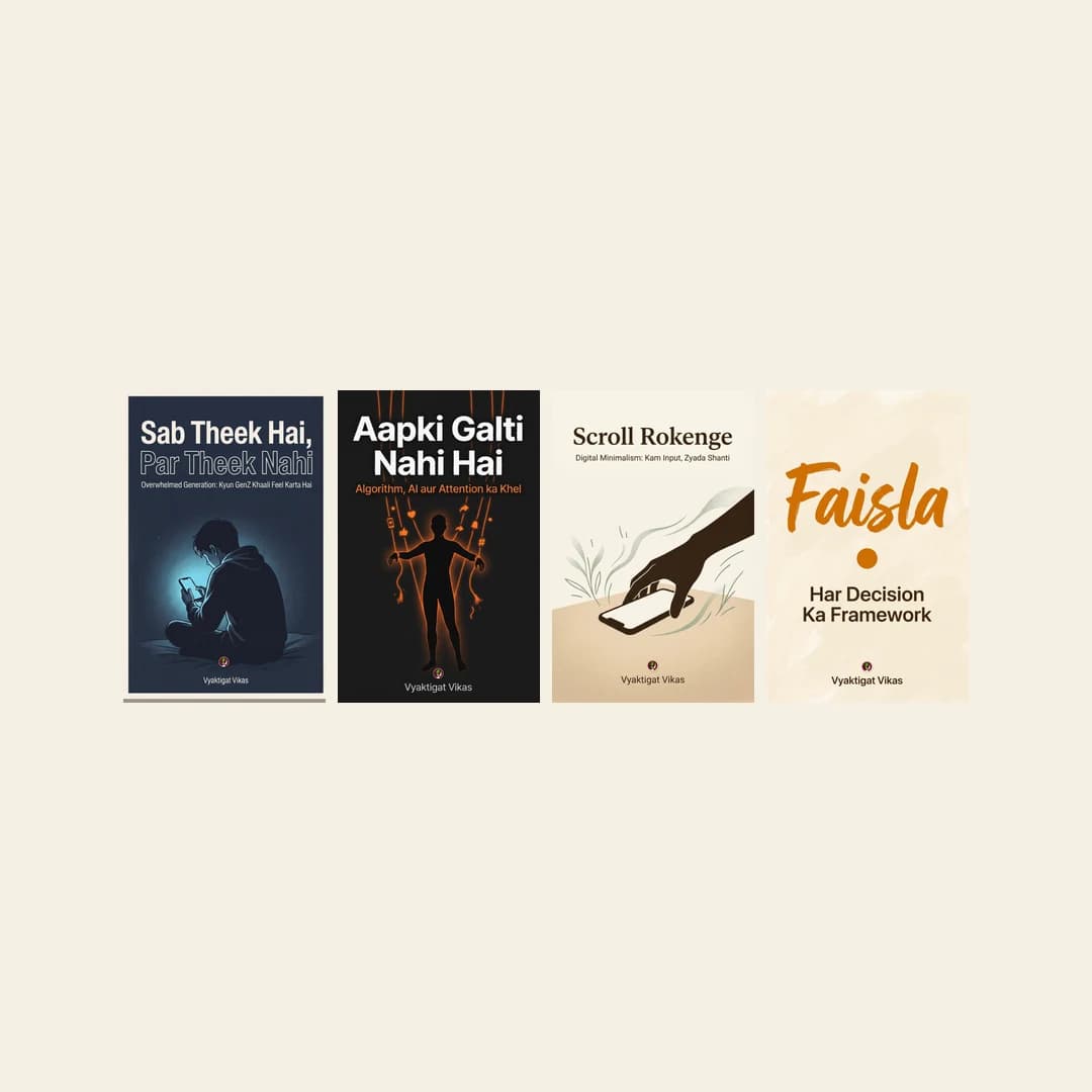 GenZ Mastery Combo - 4 Hinglish Books for Overwhelmed Generation