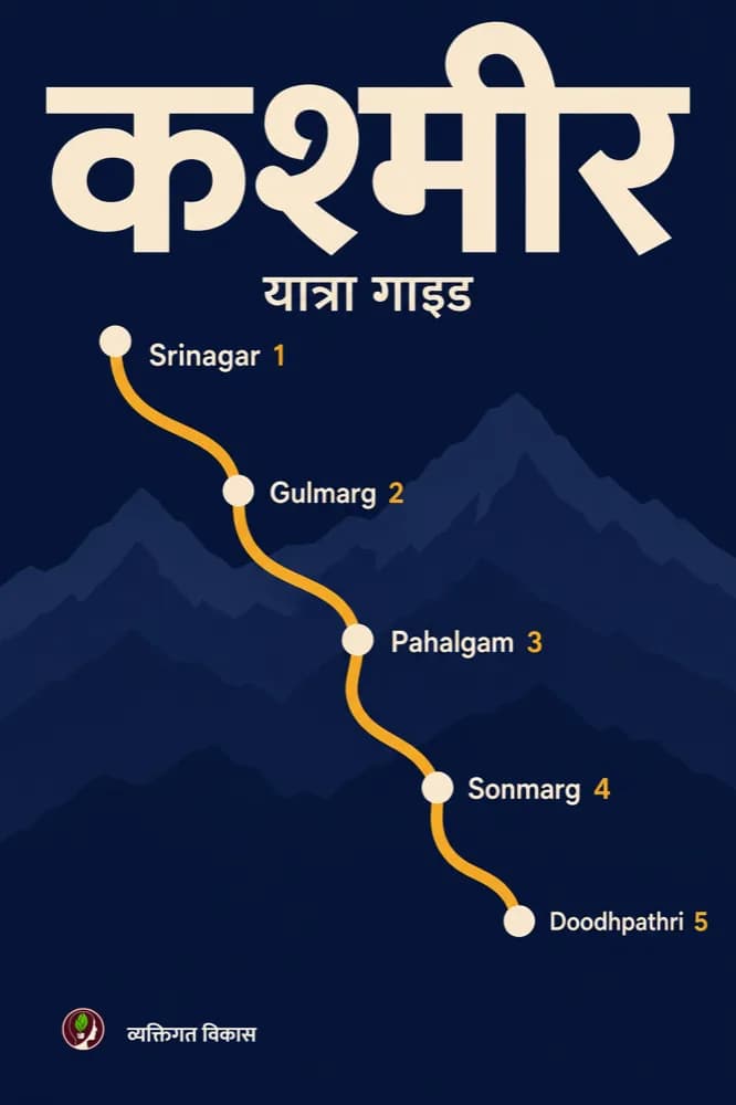 Kashmir Yatra Guide (Hindi Edition) — 5 Places, 7 Days, Three Budgets & Union Rate Card