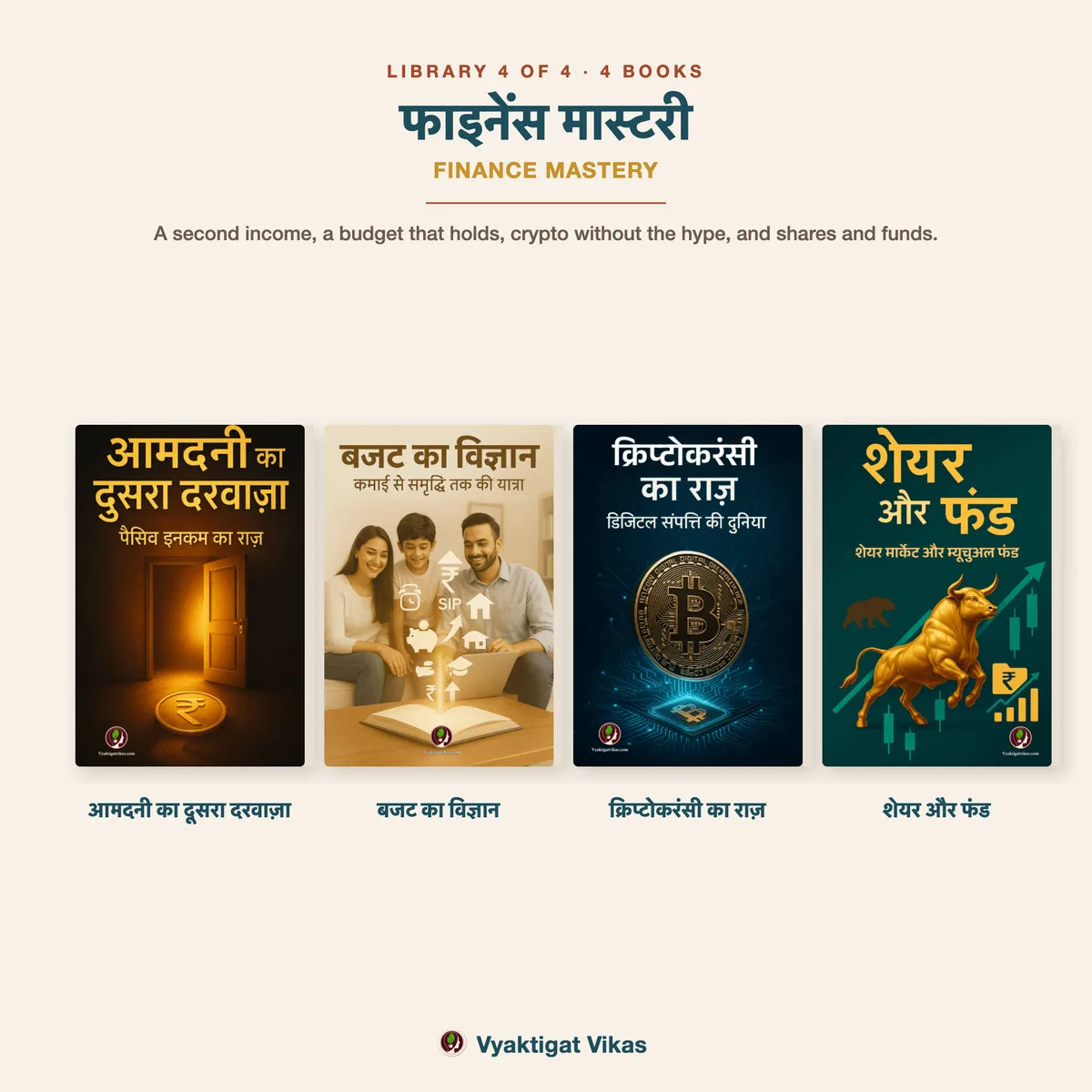 फाइनेंस मास्टरी — 4 किताबें