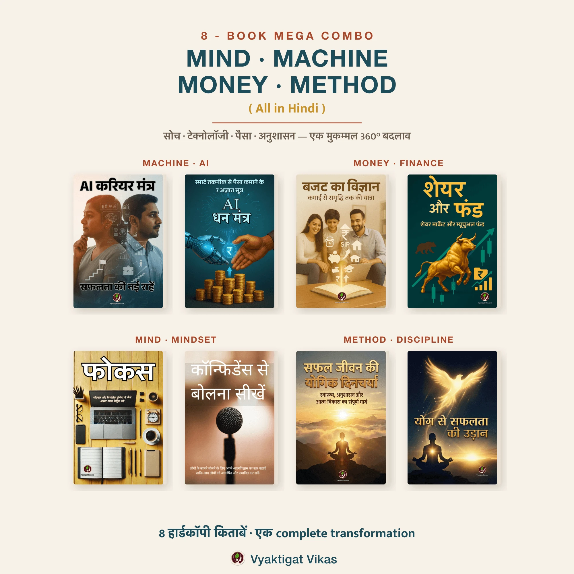 Mind Machine Money Method 8 Book Combo