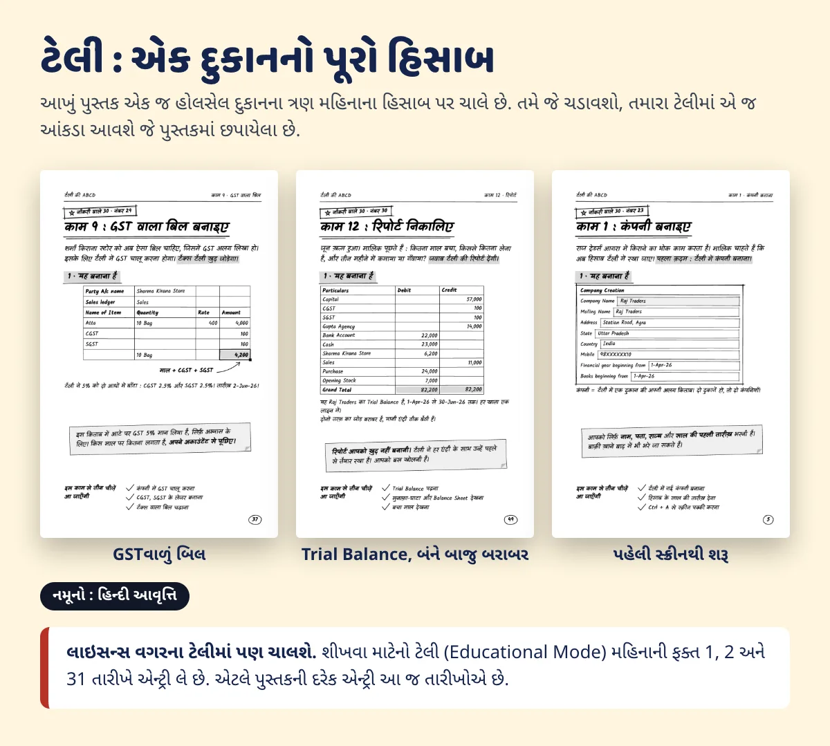 ટેલી : એક દુકાનનો પૂરો હિસાબ