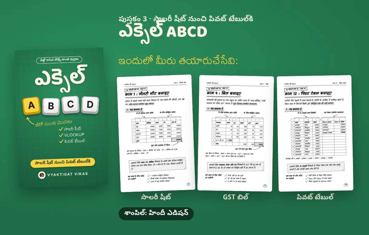 ఎక్సెల్ ABCD