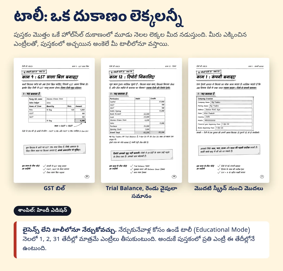 టాలీ: ఒక దుకాణం లెక్కలన్నీ
