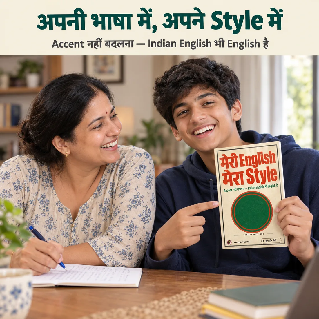 घर पर