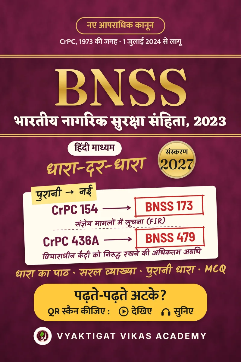 भारतीय नागरिक सुरक्षा संहिता, 2023 · धारा-दर-धारा