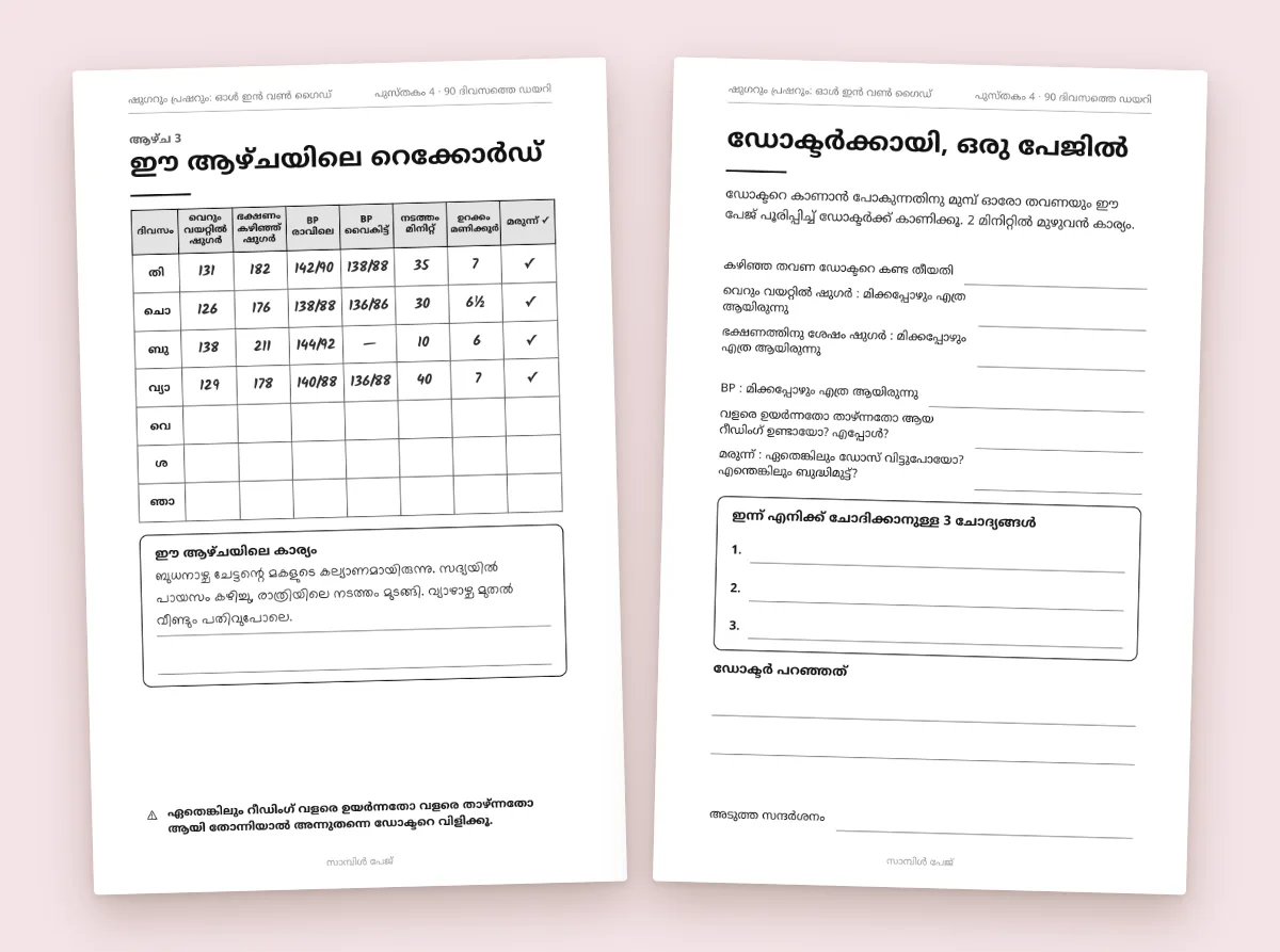 ഡോക്ടറുടെ മുന്നിൽ, പൂർണ്ണ തയ്യാറെടുപ്പോടെ