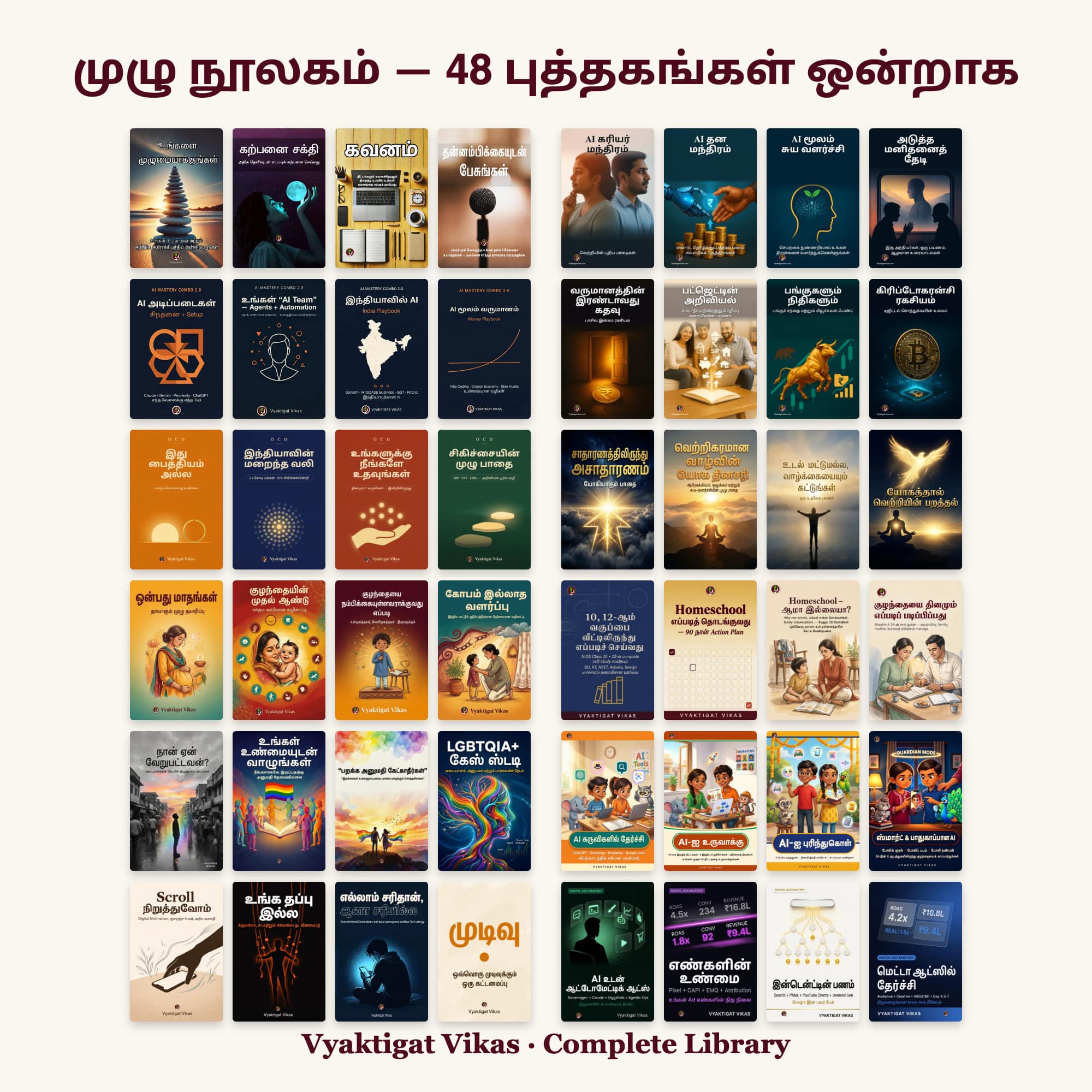 Complete Library — 48 புத்தகங்கள்